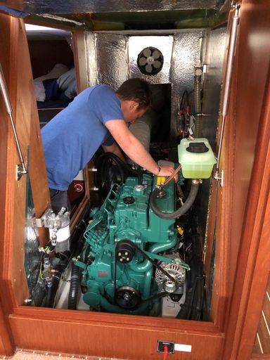 Volvo Penta d1-30 Check and service