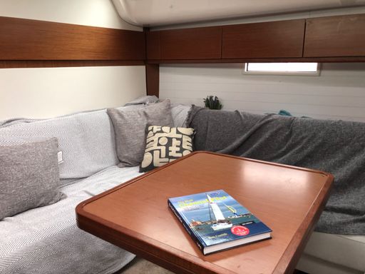 Deep interior valet and clean on Bavaria 51 Yacht