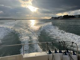 Motorboating in the solent 