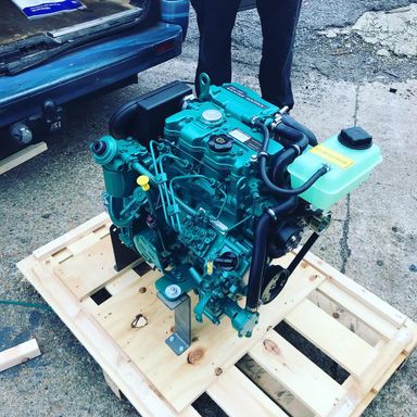 Volvo Penta D1-30 Engine replacement