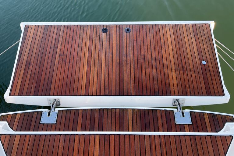 Boat deck protection and teak treating